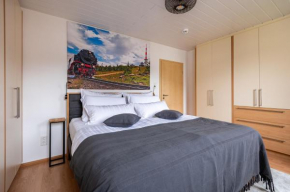 Urlaub Workation inkl Bettwäsche Handtücher Boxspringbetten Arbeitsplatz uvm #Meene-Fewo